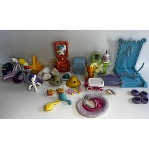 My Little Pony MLP- Lot Of 30+ - Salon, Sewing Cash Register, Ponies‎